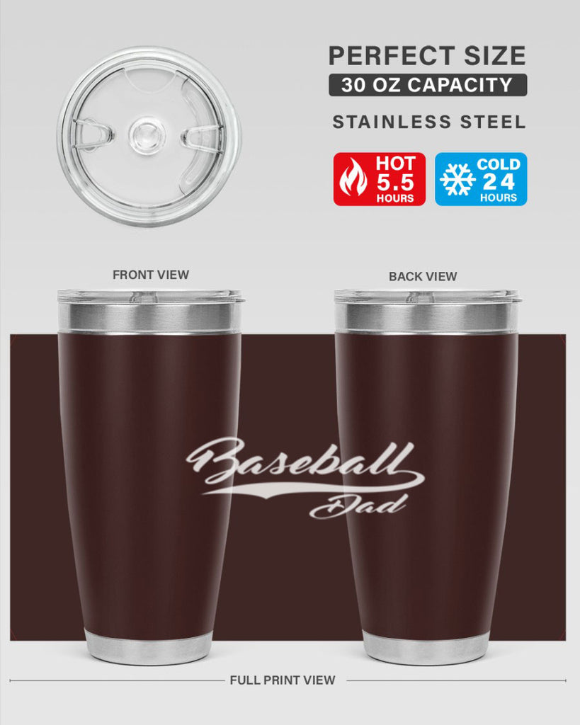 baseball dadi 50#- dad- Tumbler