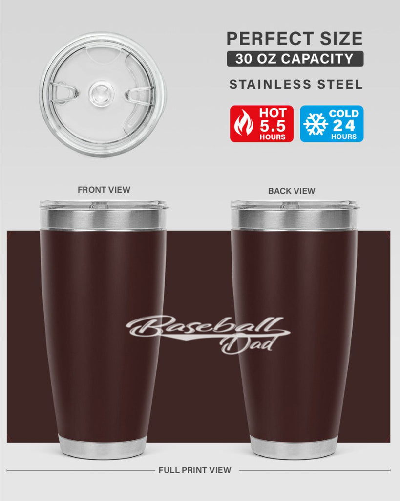 baseball dadk 49#- dad- Tumbler