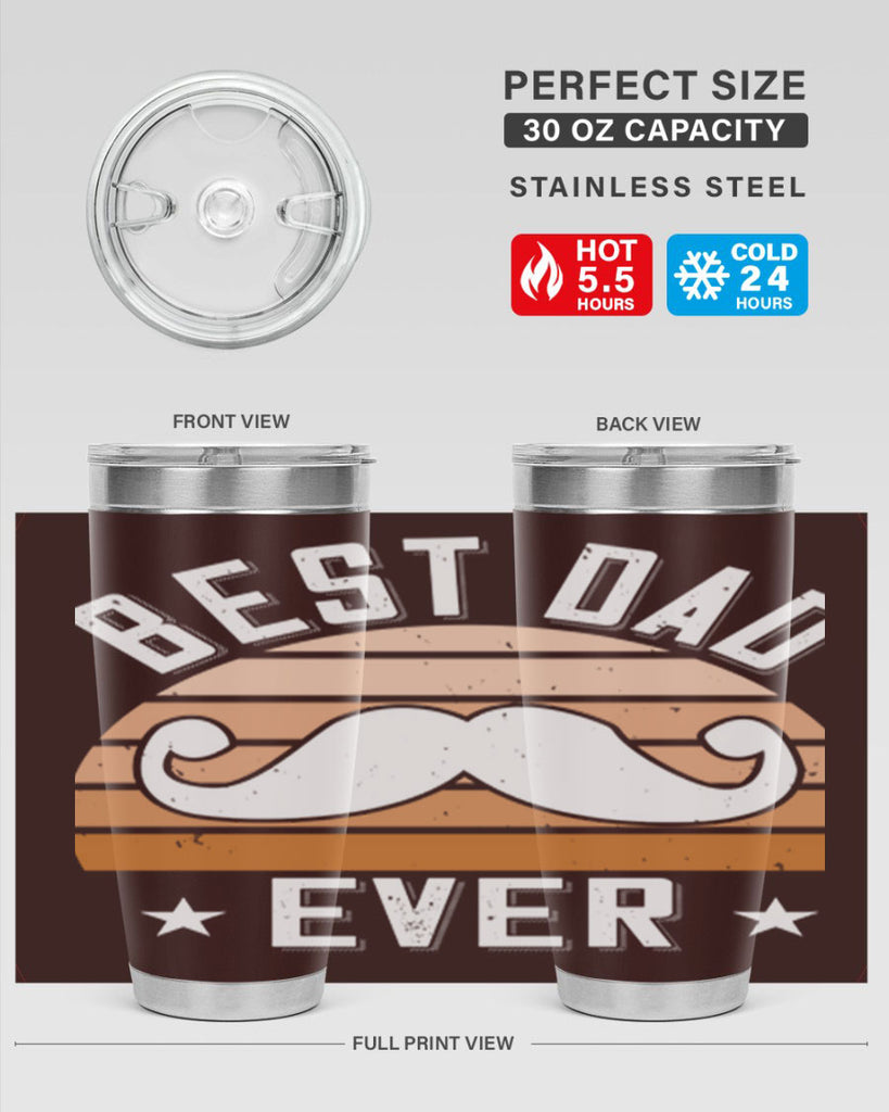 best dad ever 124#- fathers day- Tumbler