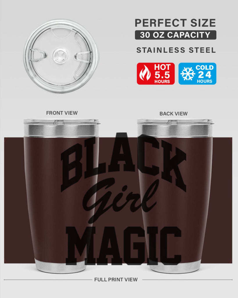 black girl magic 205#- black words phrases- Cotton Tank