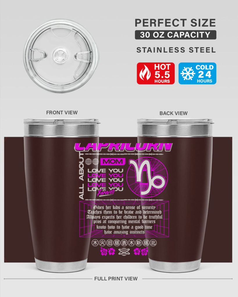 capricorn 208#- zodiac- Tumbler