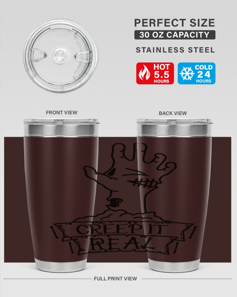 creep it real 81#- halloween- Tumbler