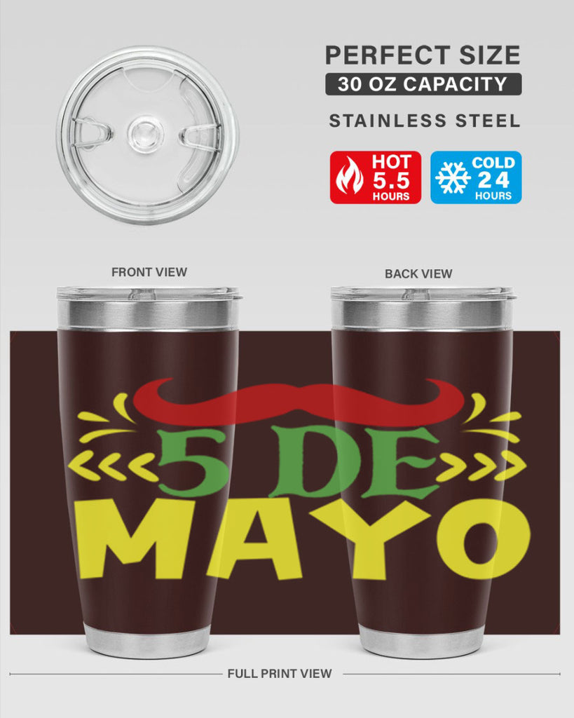 de mayo 5#- cinco de mayo- Tumbler