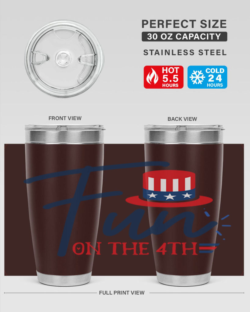 fun on the th Style 18#- Fourt Of July- Tumbler