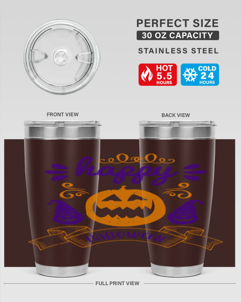 happy halloween 154#- halloween- Tumbler
