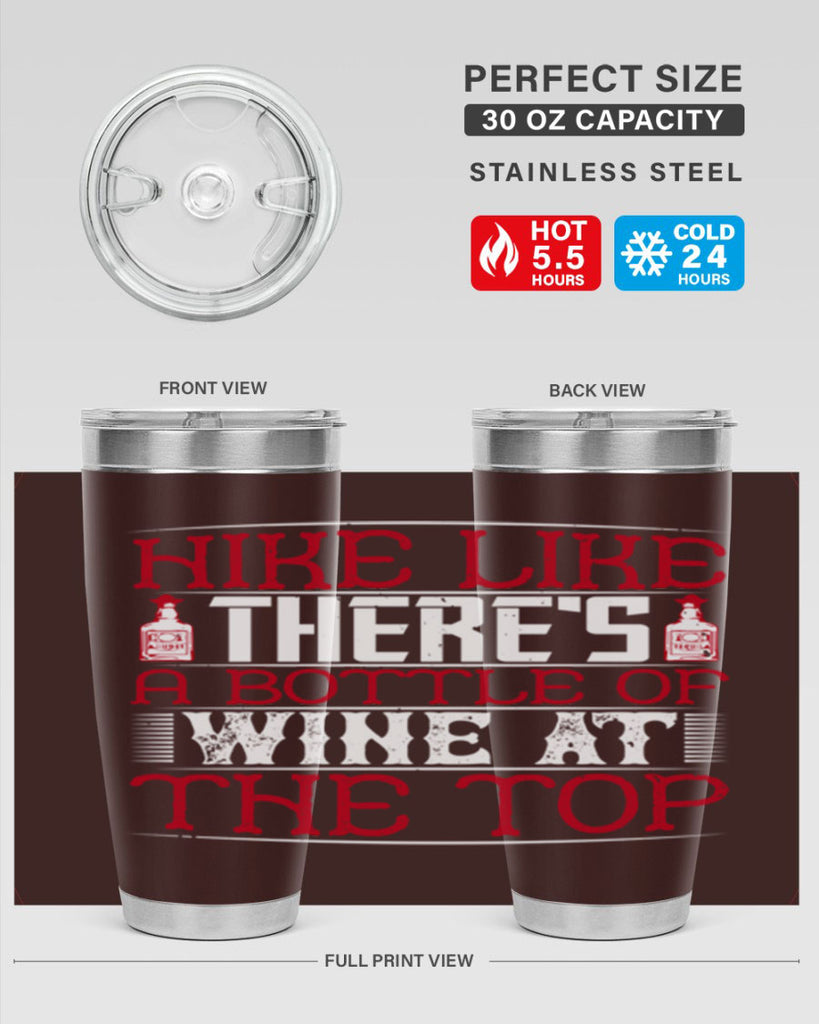 hike like theres a bottle of wine at the top 52#- drinking- Tumbler