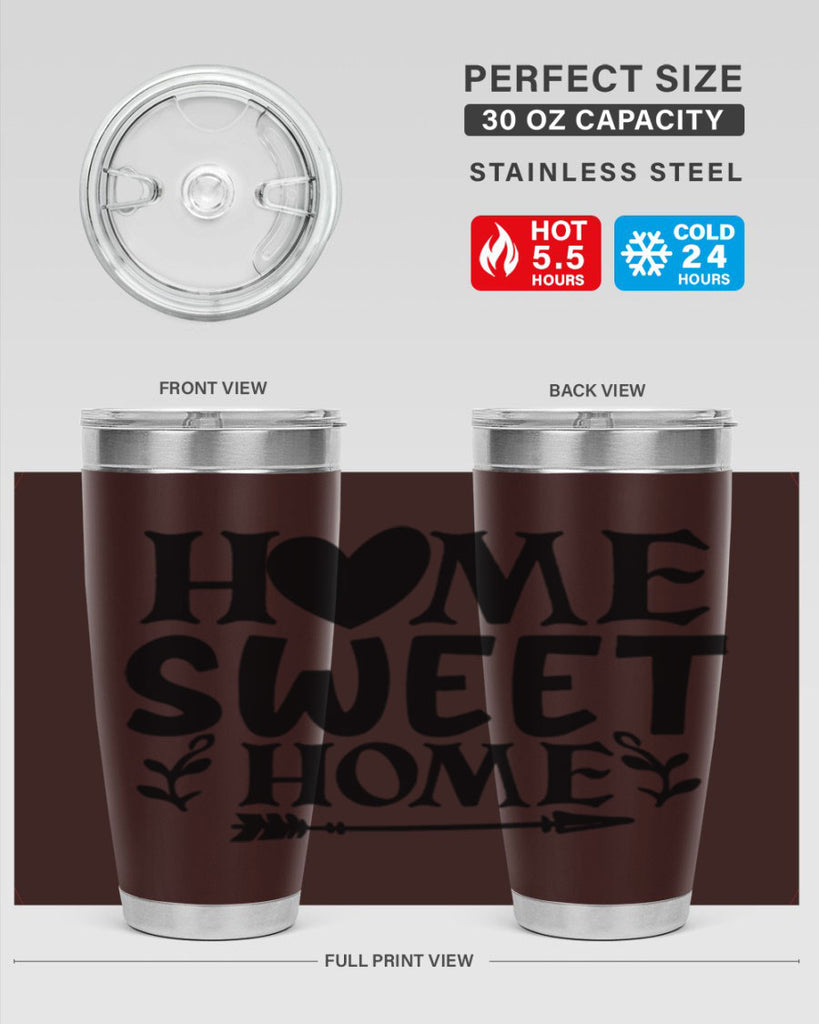 home sweet home 27#- home- Tumbler