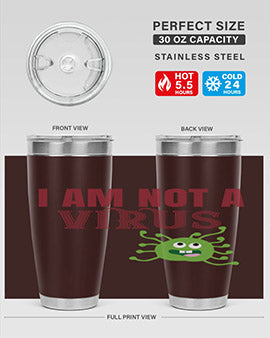 i am not a virus Style 36#- corona virus- Tumbler