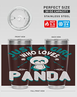 just a girl who loves panda 21#- Bears- Tumbler