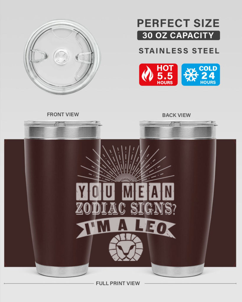 leo 309#- zodiac- Tumbler