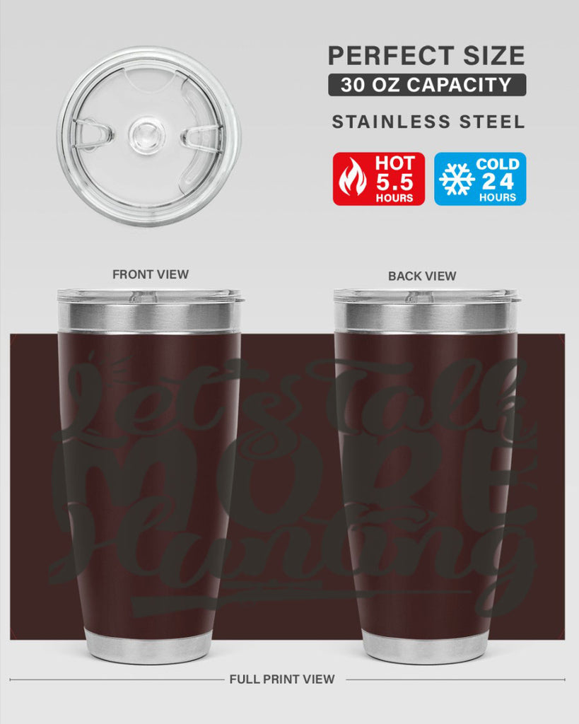 lets talk more hunting 6#- hunting- Tumbler