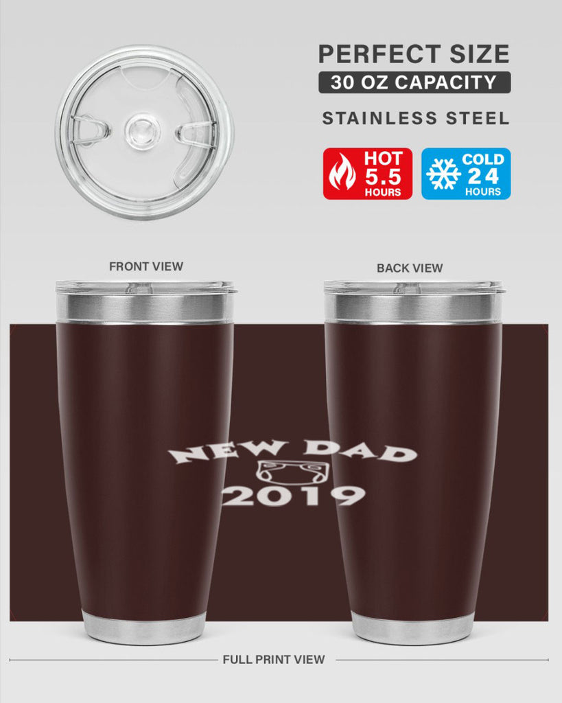 new dad p 74#- dad- Tumbler