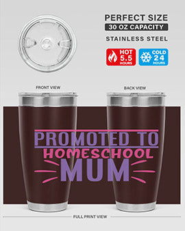 promoted to homeschool mum Style 48#- corona virus- Tumbler