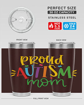 proud autism mom Style 35#- autism- Tumbler