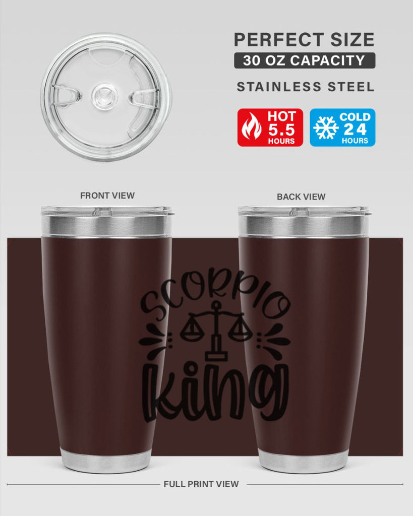 scorpio king 444#- zodiac- Tumbler