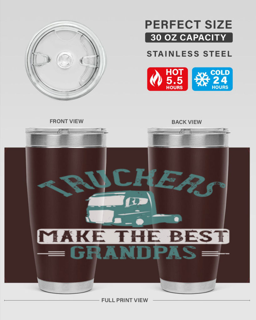 truckers make the best grandpas Style 12#- truck driver- tumbler