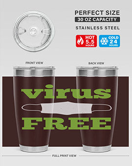 virus free Style 20#- corona virus- Tumbler