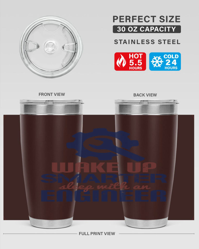 wake up smarter sleep with an engineer Style 31#- engineer- tumbler