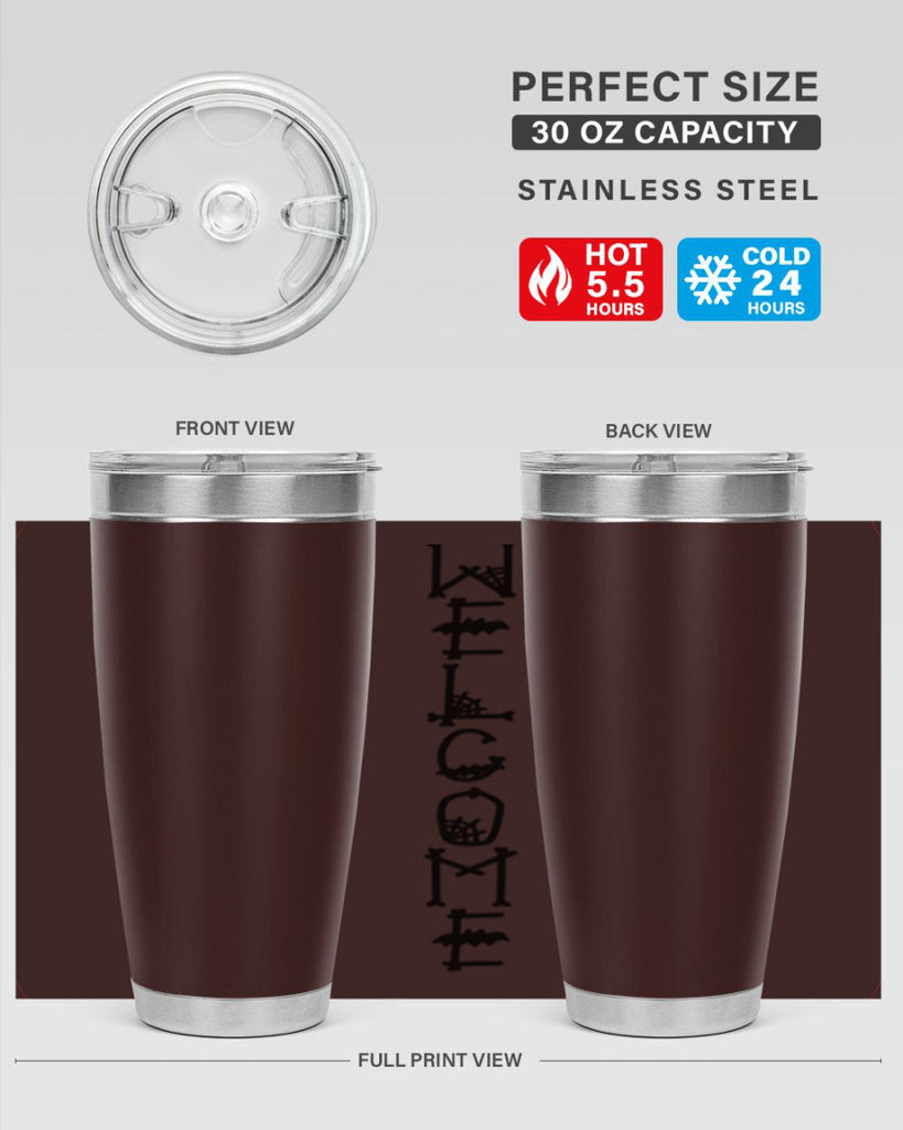 welcome 12#- halloween- Tumbler