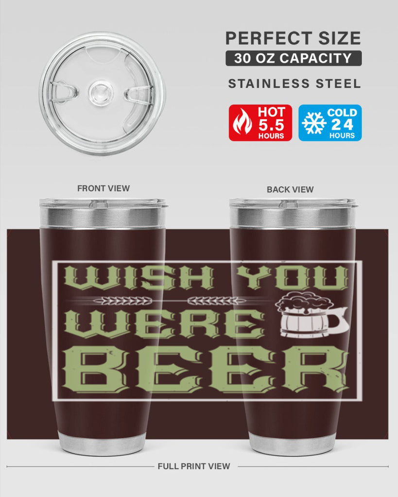 wish you were beer 2#- beer- Tumbler