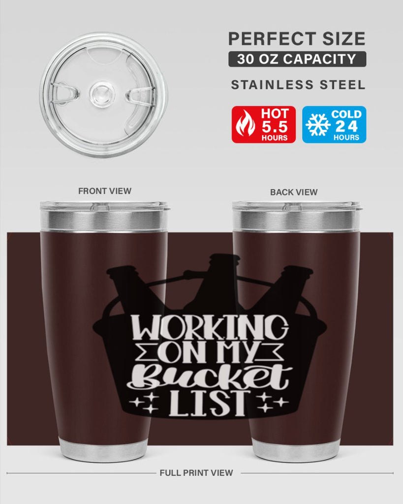 working on my bucket list 14#- beer- Tumbler