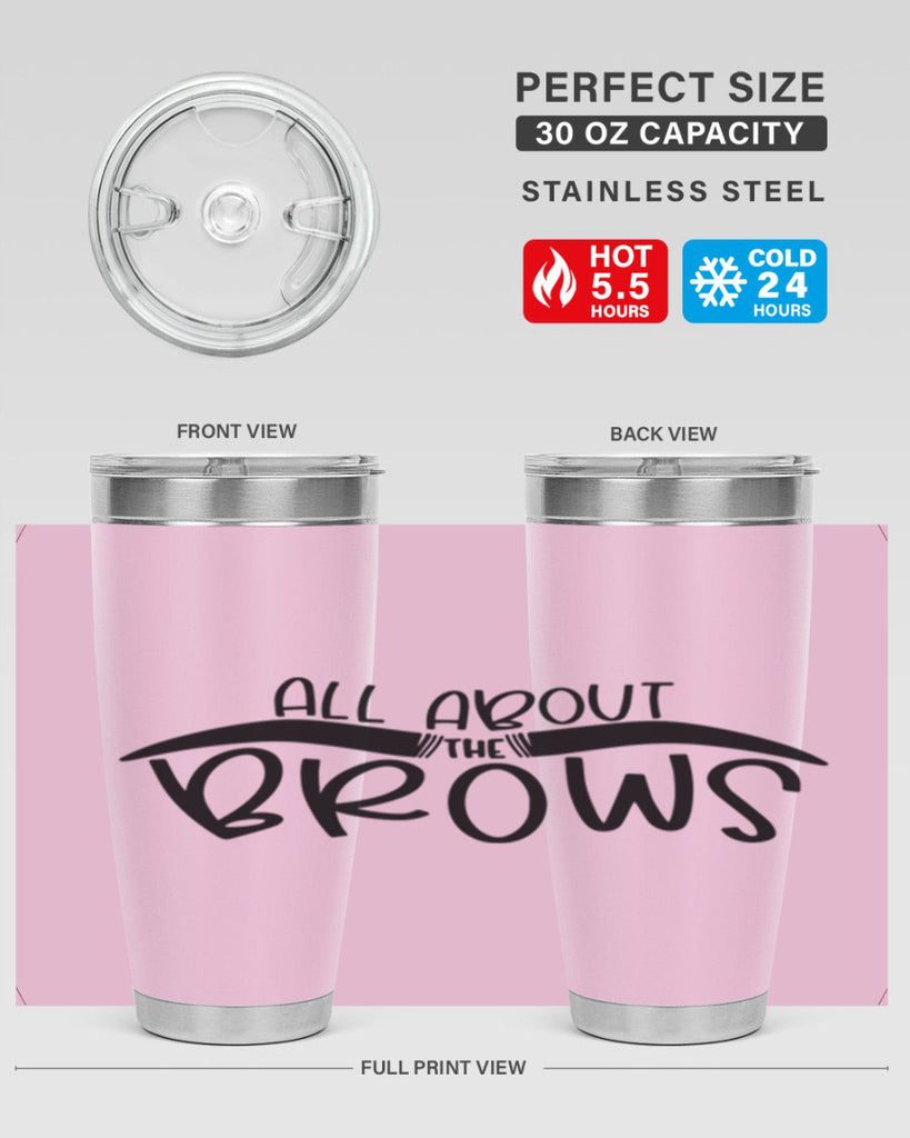 All About The Brows Style 147#- make up- Tumbler
