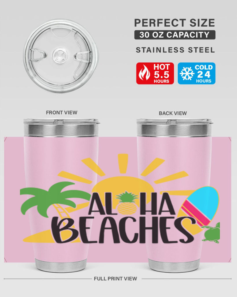 Aloha Beaches Style 55#- summer- Tumbler