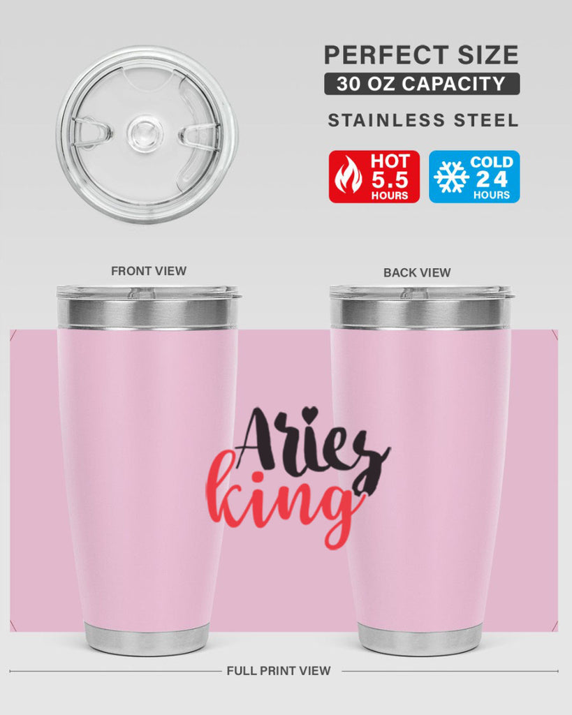 Aries king 96#- zodiac- Tumbler