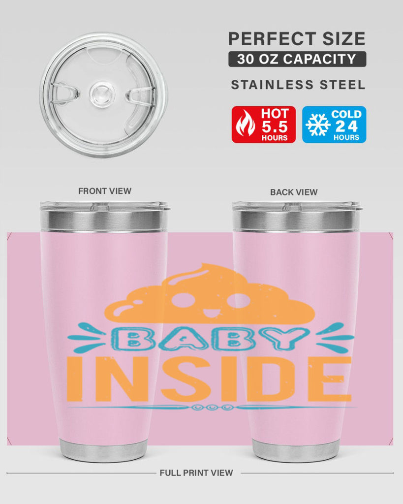 Baby Inside Style 1#- baby shower- tumbler