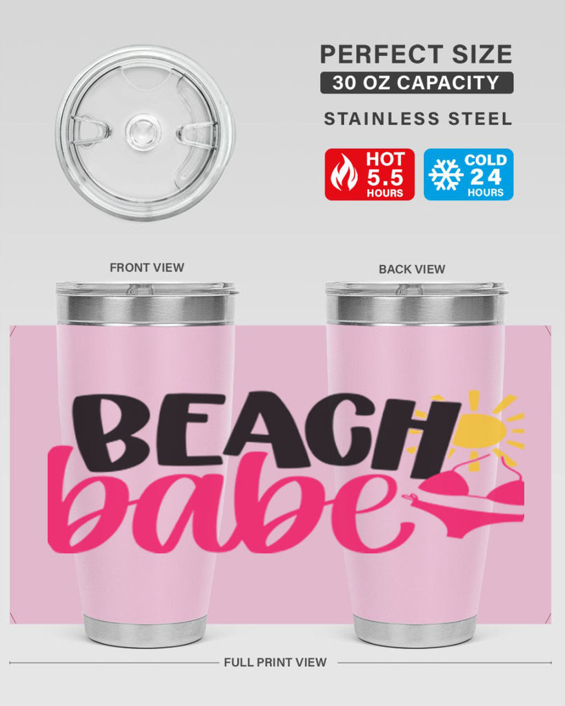 Beach Babe Style 52#- summer- Tumbler