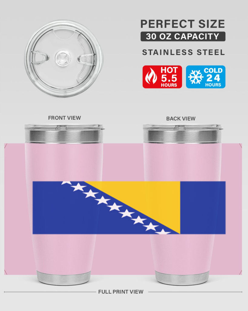 Bosnia and Herzegovina 176#- world flags- Tumbler