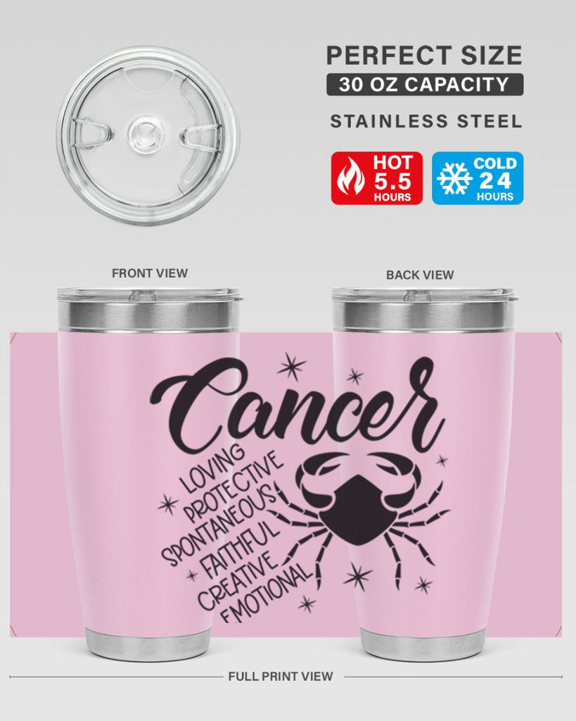 Cancer 151#- zodiac- Tumbler