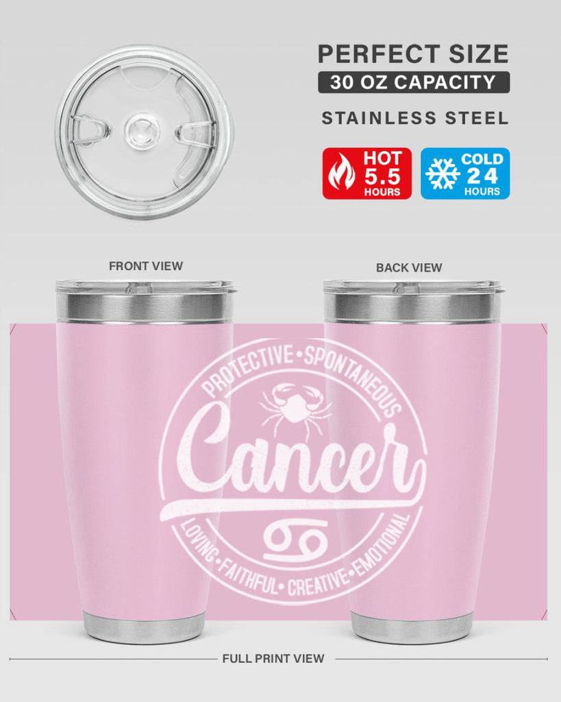 Cancer 154#- zodiac- Tumbler
