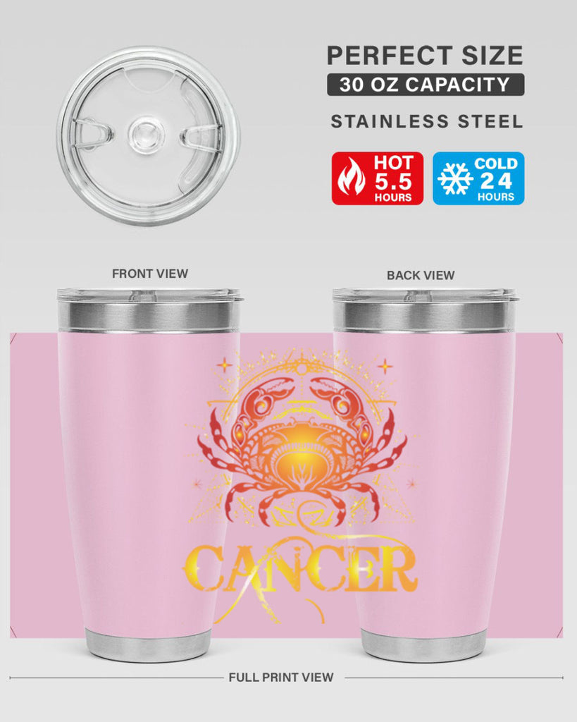 Cancer 163#- zodiac- Tumbler