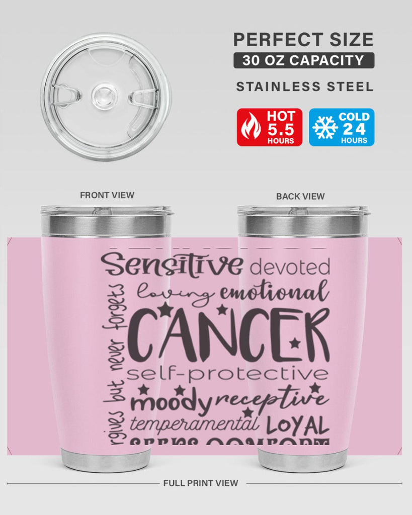 Cancer 565#- zodiac- Tumbler