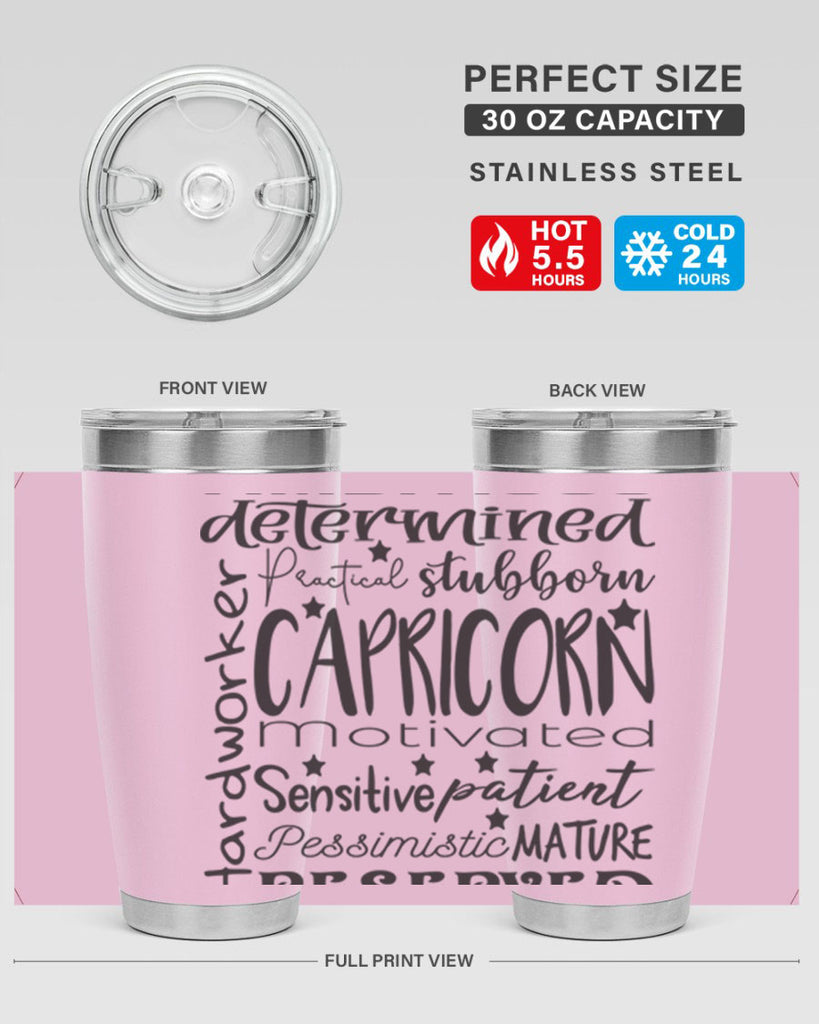 Capricorn 566#- zodiac- Tumbler