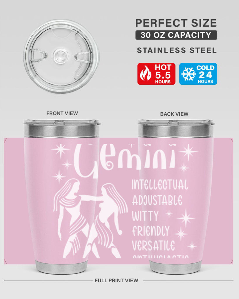 Gemini 221#- zodiac- Tumbler