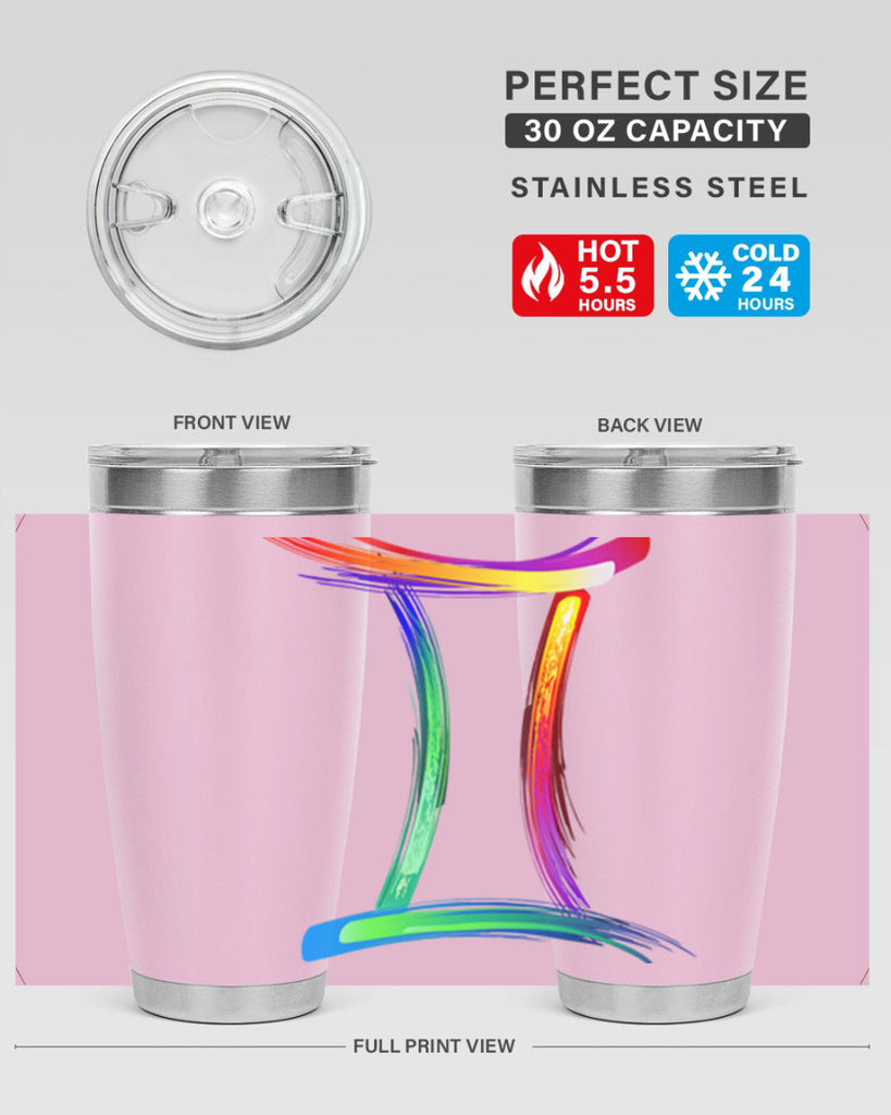 Gemini 222#- zodiac- Tumbler