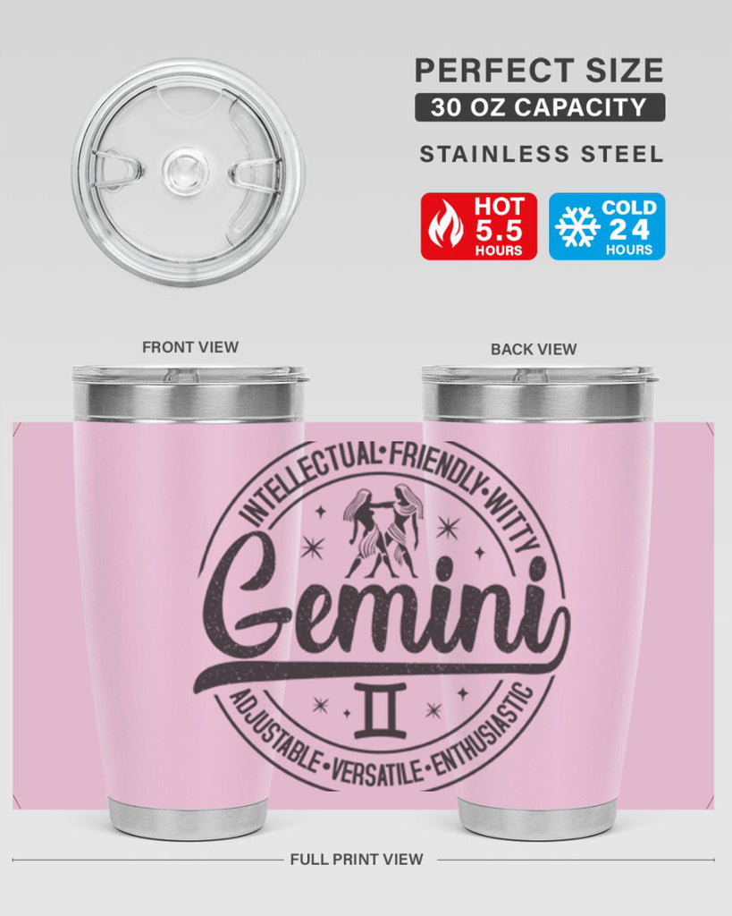 Gemini 225#- zodiac- Tumbler