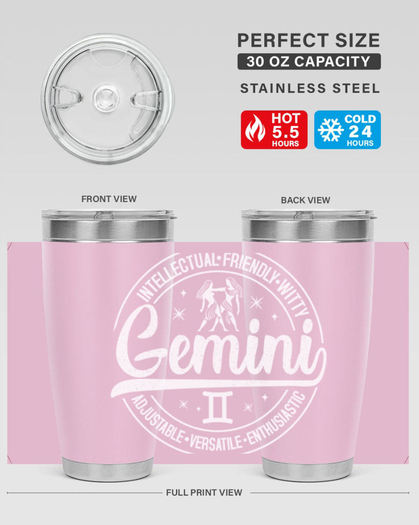 Gemini 226#- zodiac- Tumbler