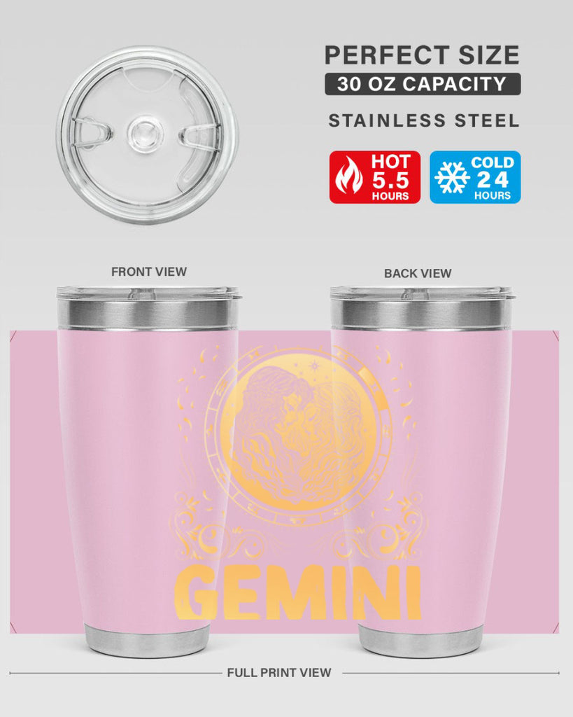 Gemini 234#- zodiac- Tumbler