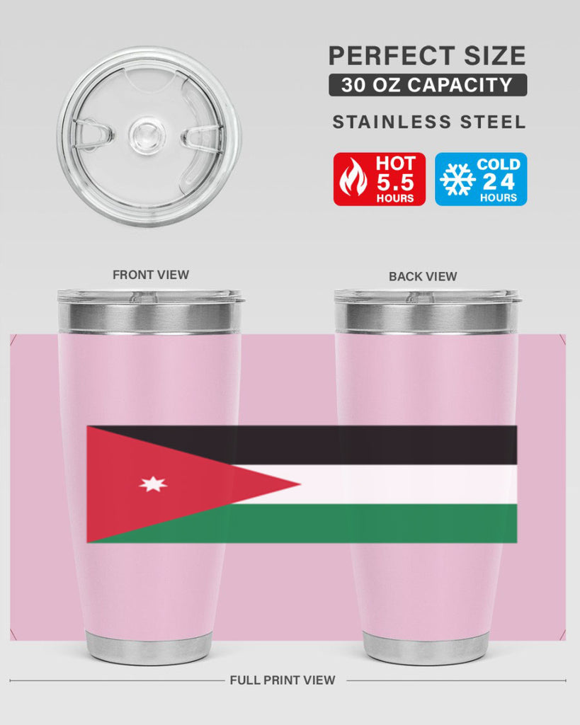Jordan 112#- world flags- Tumbler