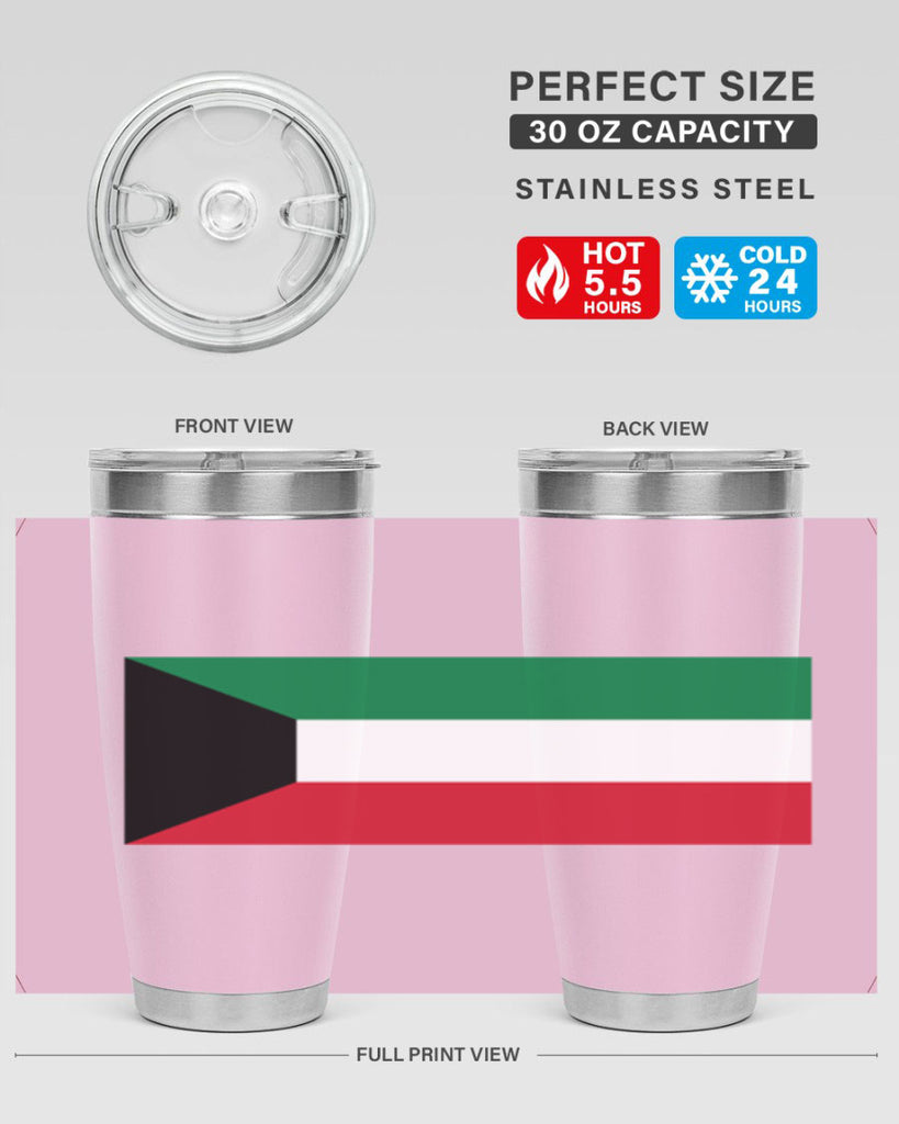 Kuwait 107#- world flags- Tumbler