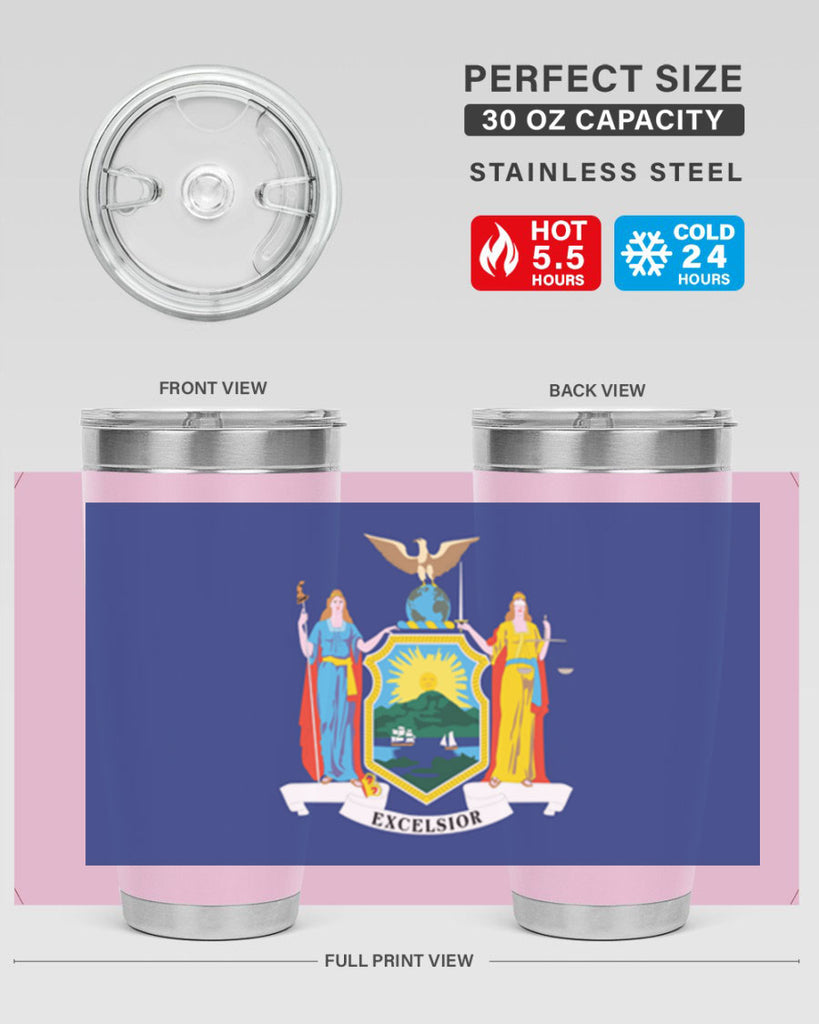 New York 20#- Us Flags- Tumbler