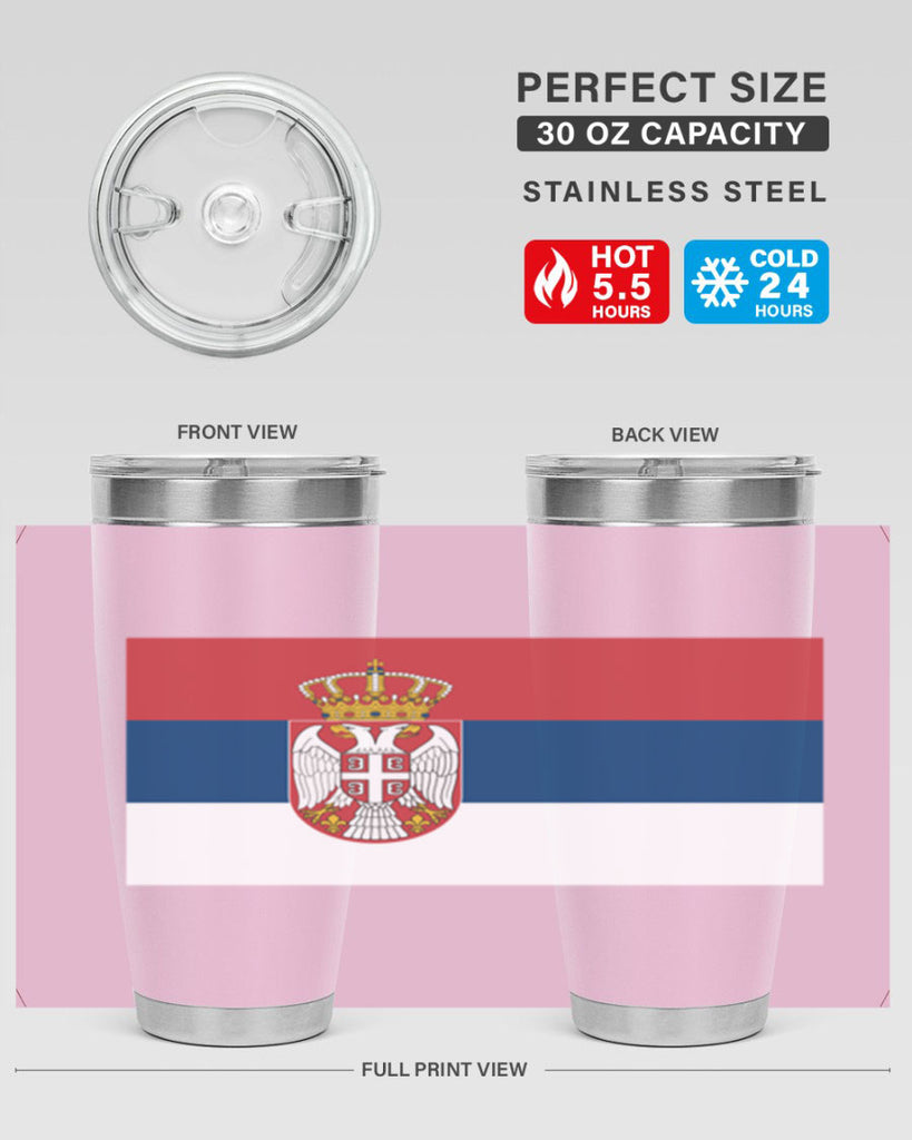 Serbia 44#- world flags- Tumbler