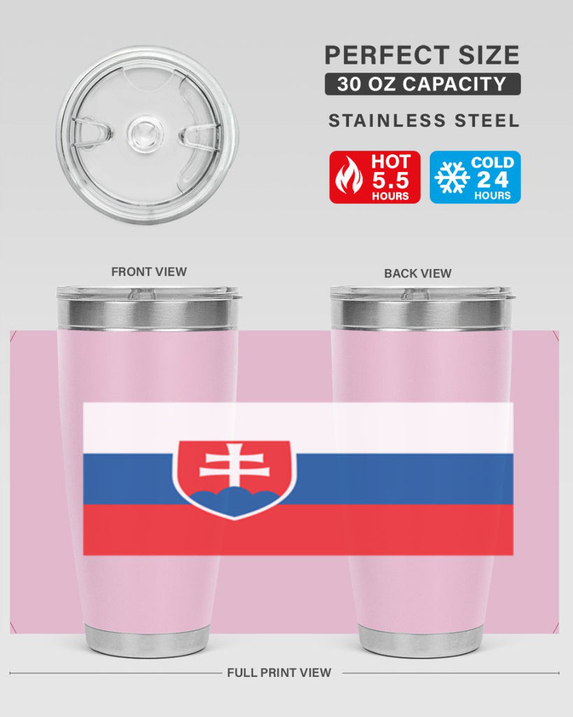 Slovakia 40#- world flags- Tumbler