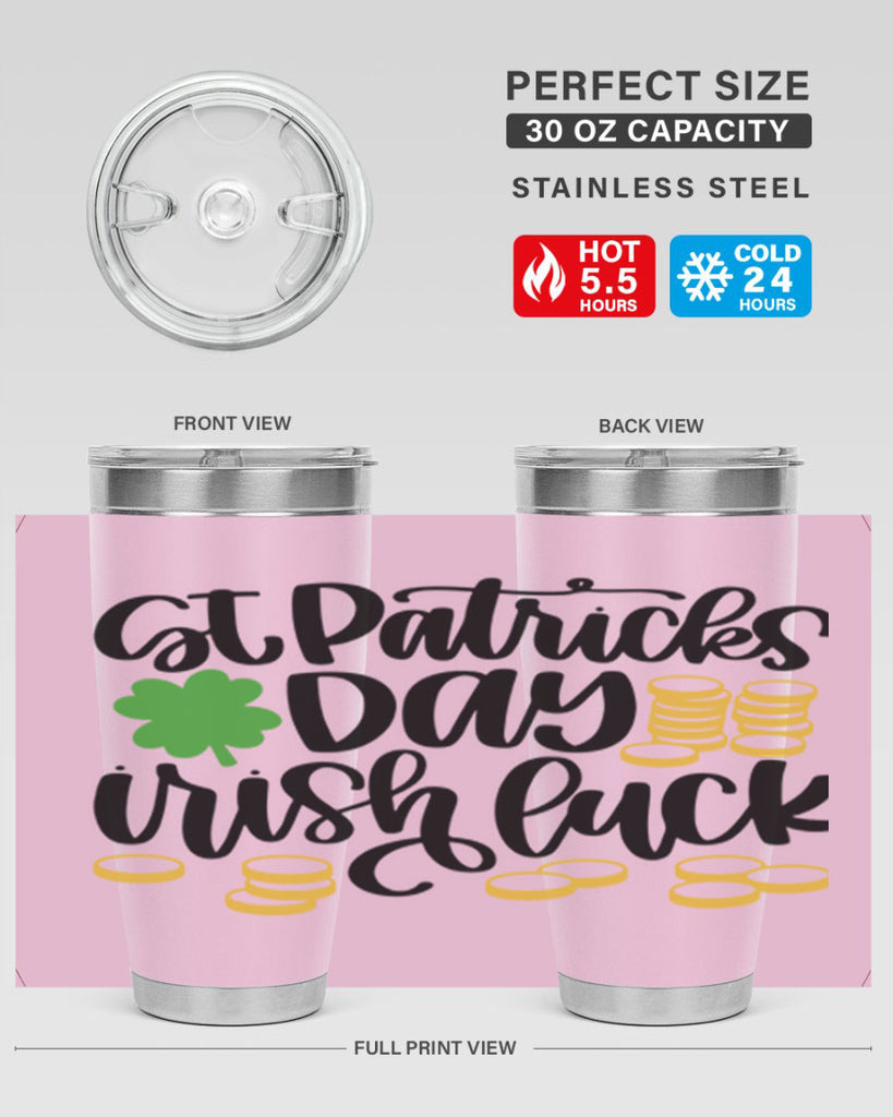 St Patricks Day Irish Luck Style 28#- St Patricks Day- Tumbler