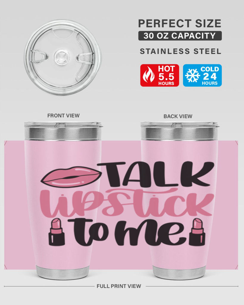 Talk Lipstick To Me Style 15#- make up- Tumbler