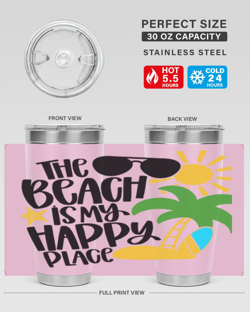 The Beach Is My Happy Place Style 12#- summer- Tumbler