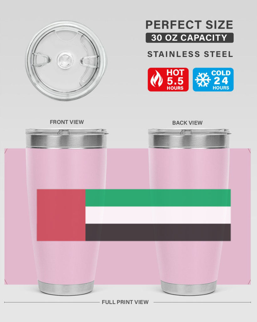 United Arab Emirates 12#- world flags- Tumbler